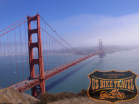 Golden Gate Bridge Panorama San Francisco US BIKE TRAVEL