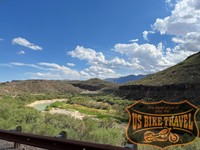 Rio Grande, unser Grenzfluss, den wir immer wieder sehen - US BIKE TRAVEL™