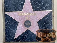 Muhammad Ali Stern. Der einzige Stern, der nicht am Boden eingelassen wurde. US BIKE TRAVEL™