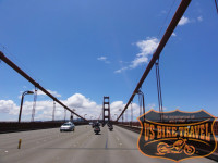 Fahren auf der Golden Gate Bridge - US BIKE TRAVEL