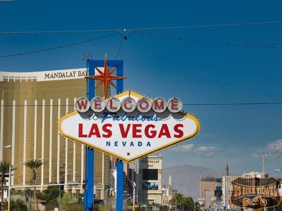 Las Vegas Schild - US BIKE TRAVEL™