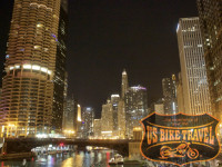 Chicago bei Nacht - Foto: C. Redermayer im Auftrag von US BIKE TRAVEL™