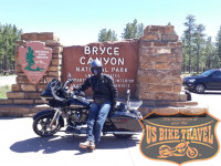 Eingang Bryca Canyon US BIKE TRAVEL